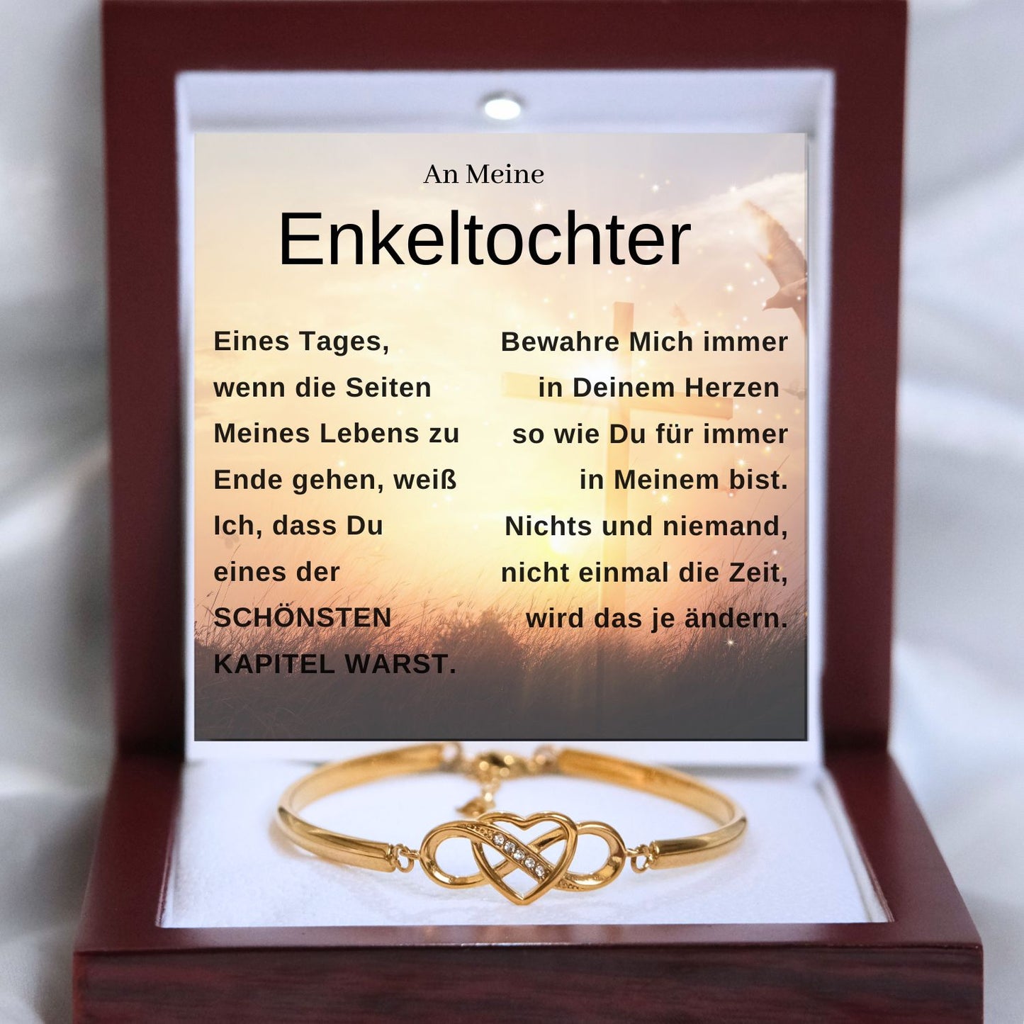 B5-T4- An Meine Enkeltochter - Armband Infinity
