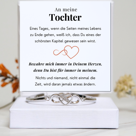An meine Tochter-Armband Infinity- B5-T178