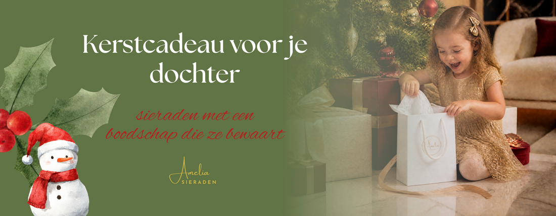 Kerstcadeau voor je dochter: sieraden met een boodschap die ze bewaart
