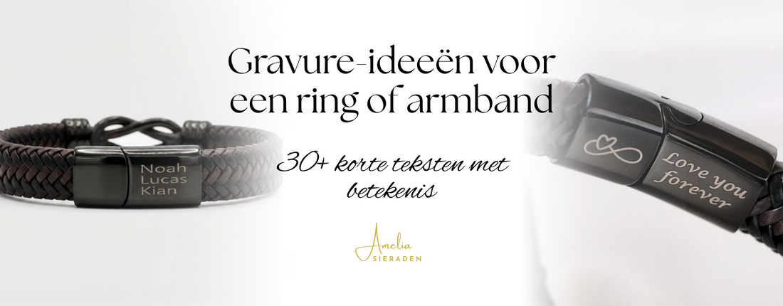 Gravure-ideeën voor een ring of armband: 30+ korte teksten met betekenis