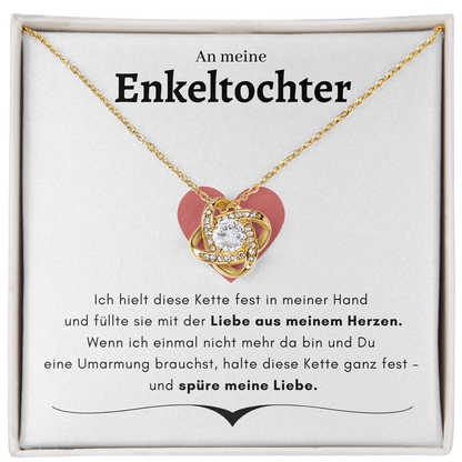 Für meine Enkeltochter – Liebesknoten-Halskette - L1-T15