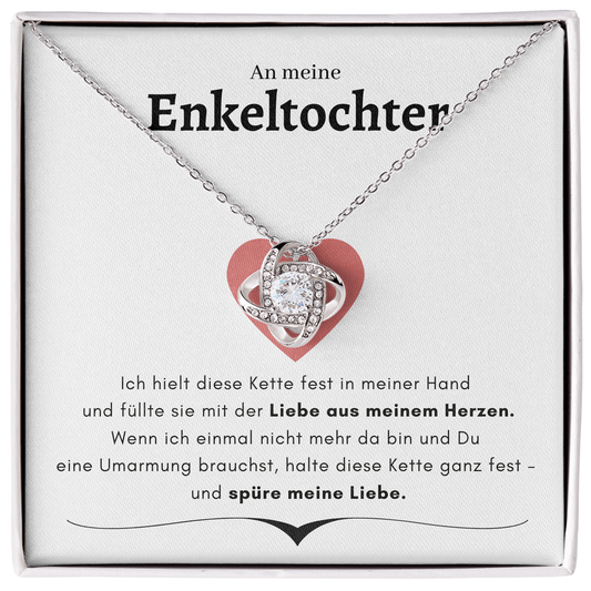 Für meine Enkeltochter – Liebesknoten-Halskette - L1-T15