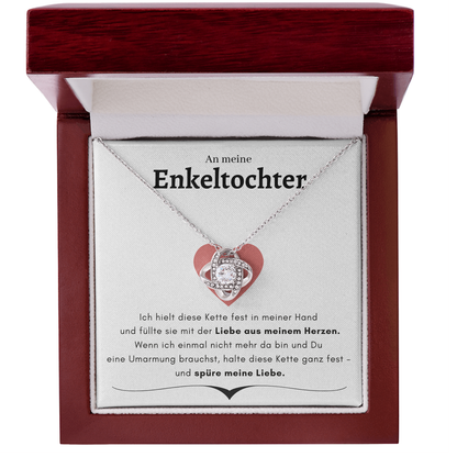 Für meine Enkeltochter – Liebesknoten-Halskette - L1-T15