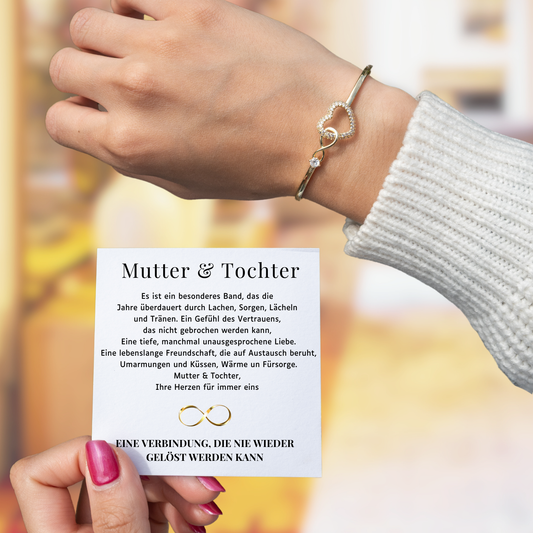 Mutter-Tochter-Unendlichkeitsarmband- B10-T177- V1