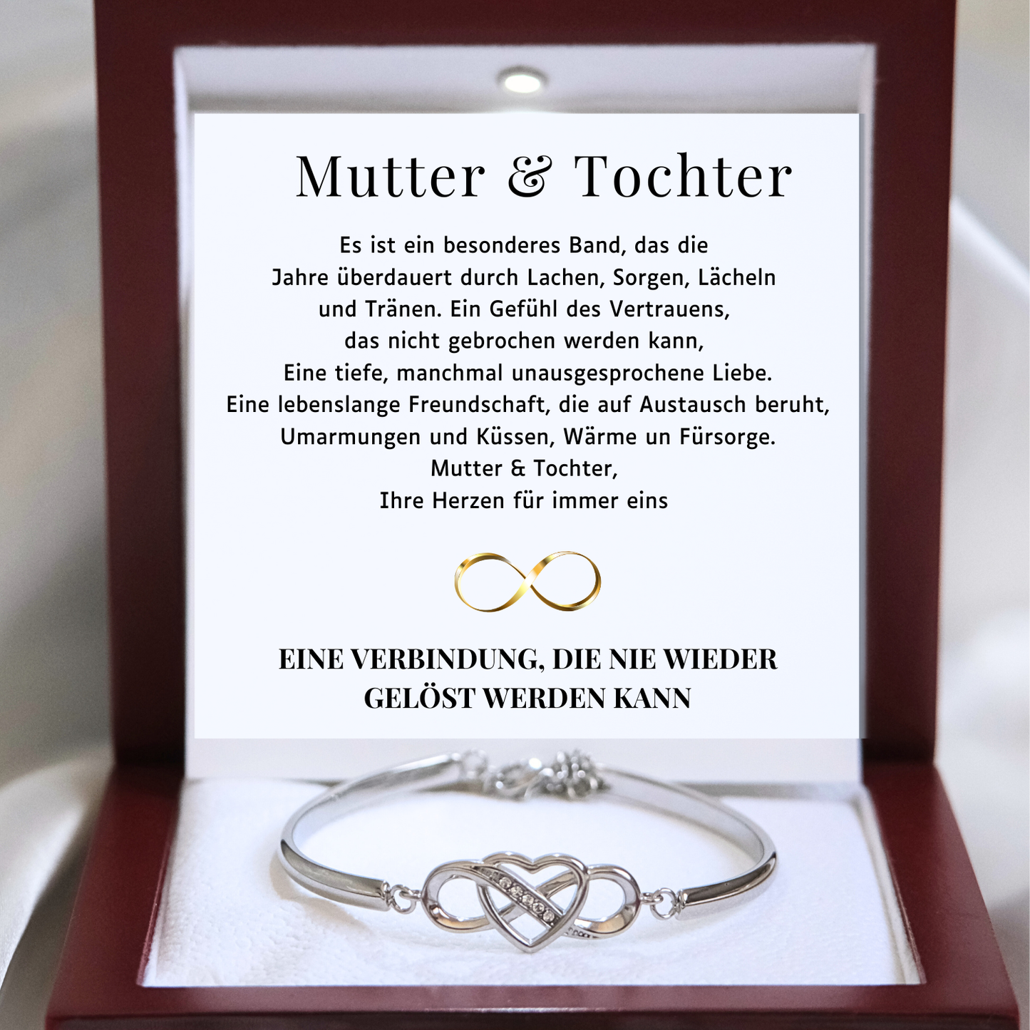 Mutter & Tochter-Armband Infinity- B5-T177-V1