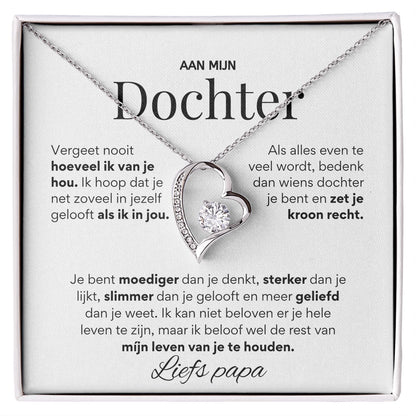 Für meine Tochter – Herzkette – In Liebe, Papa