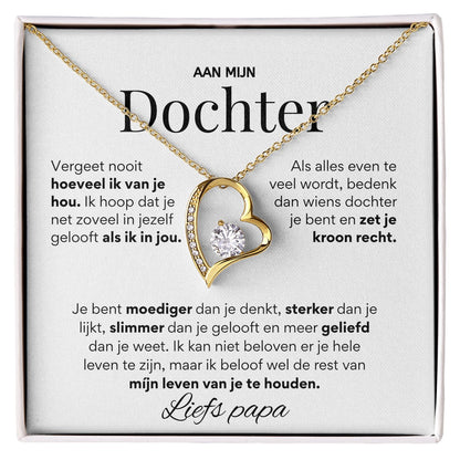 Für meine Tochter – Herzkette – In Liebe, Papa