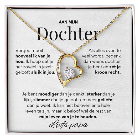 Für meine Tochter – Herzkette – In Liebe, Papa