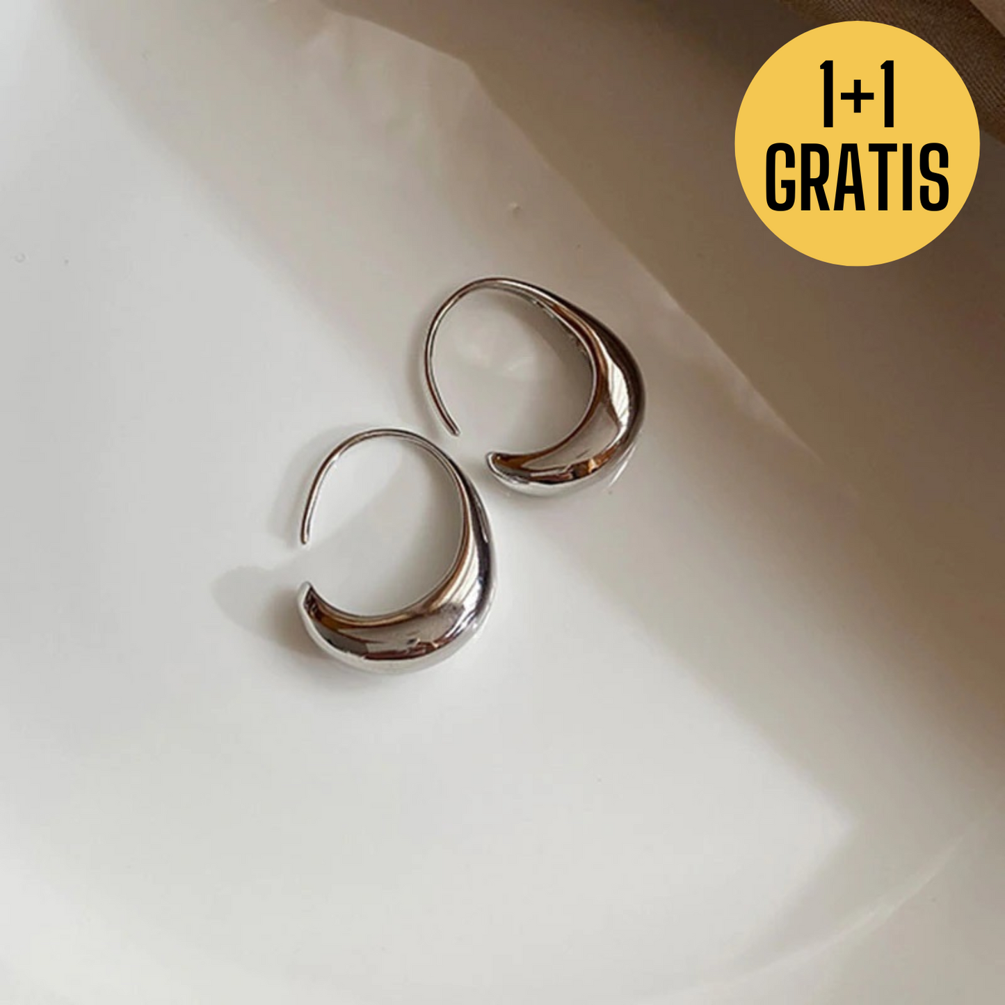 Hoop Oorbellen 1+1 GRATIS