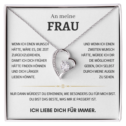 An Meine Frau - Herz Halskette- L2-T252
