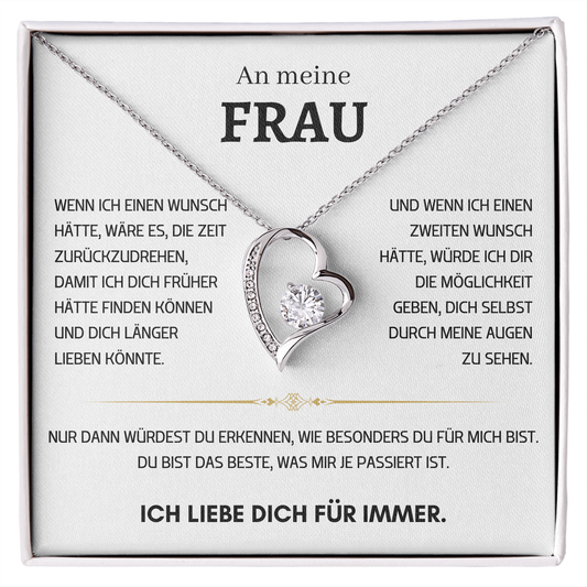 An Meine Frau - Herz Halskette- L2-T252