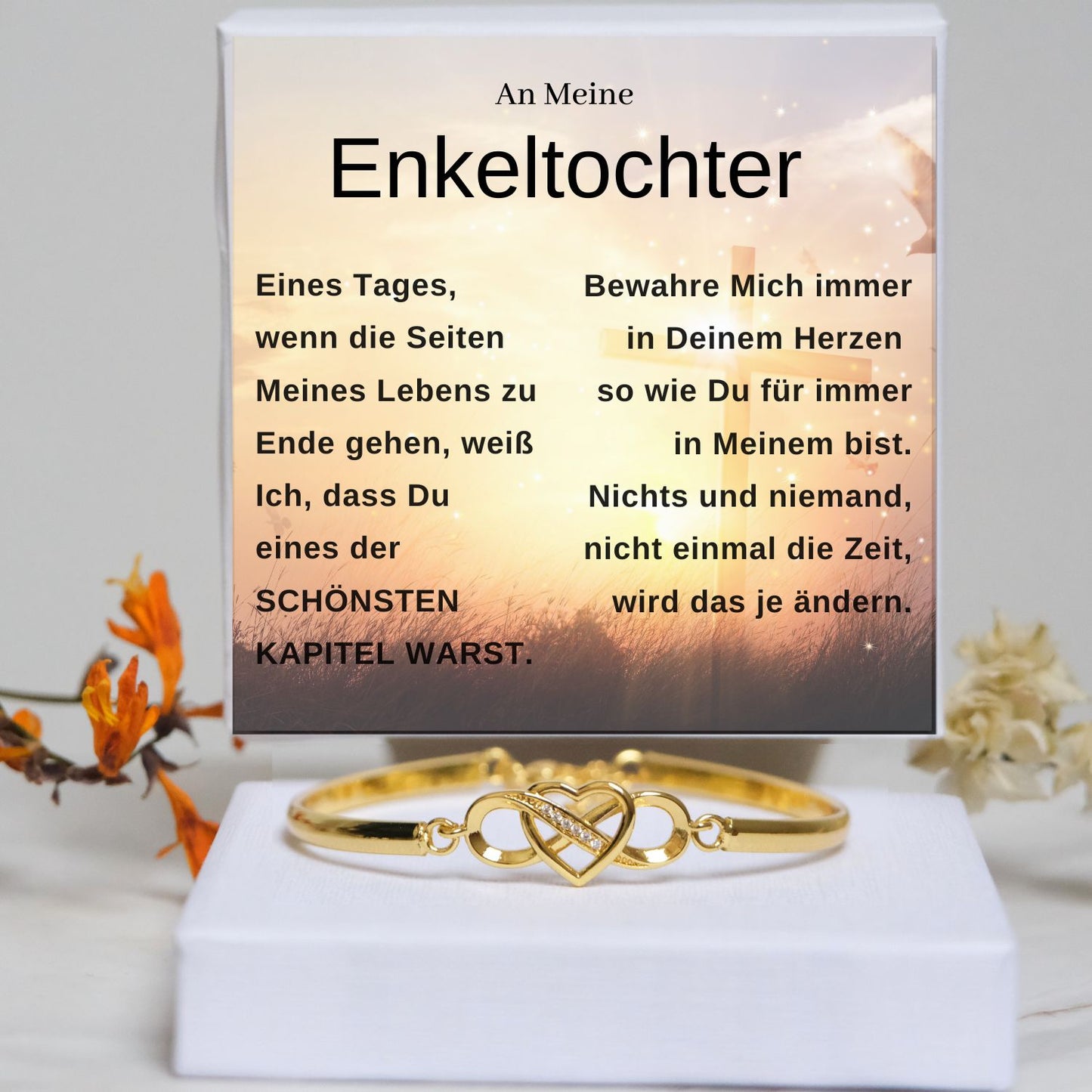 B5-T4- An Meine Enkeltochter - Armband Infinity