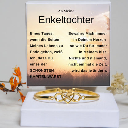 B5-T4- An Meine Enkeltochter - Armband Infinity