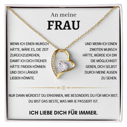 An Meine Frau - Herz Halskette- L2-T252