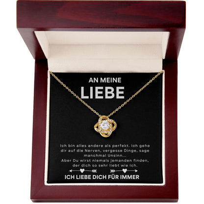 An meine liebe - Liefdesknoop Halsketting-L1-T11