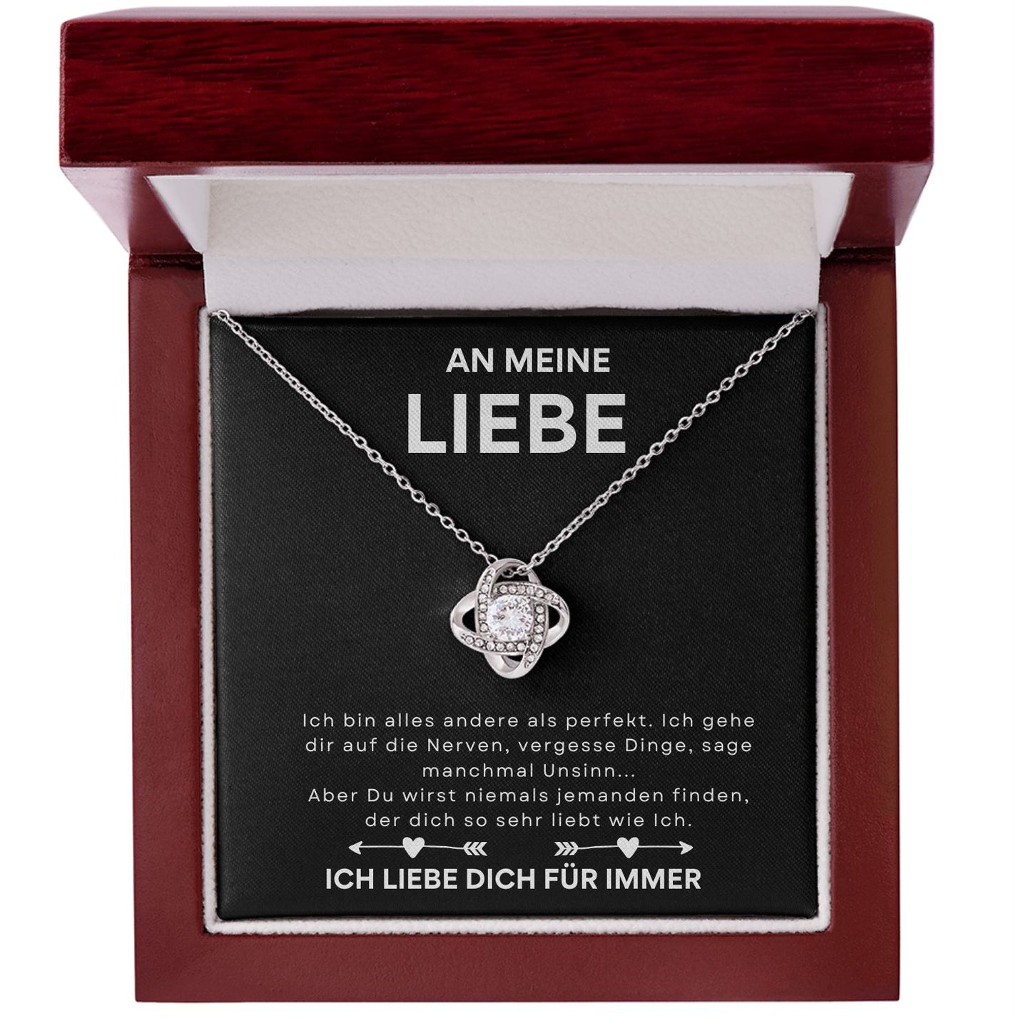 An meine liebe - Liefdesknoop Halsketting-L1-T11