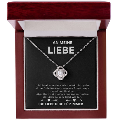 An meine liebe - Liefdesknoop Halsketting-L1-T11
