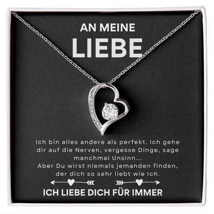 Ausführung Herz Halskette - An meinen Liebe