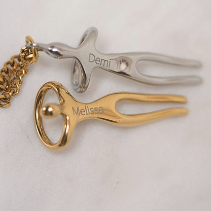 Personalisierte Plüsch Halskette