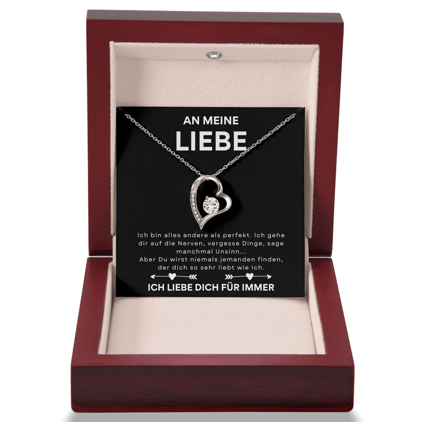 Ausführung Herz Halskette - An meinen Liebe