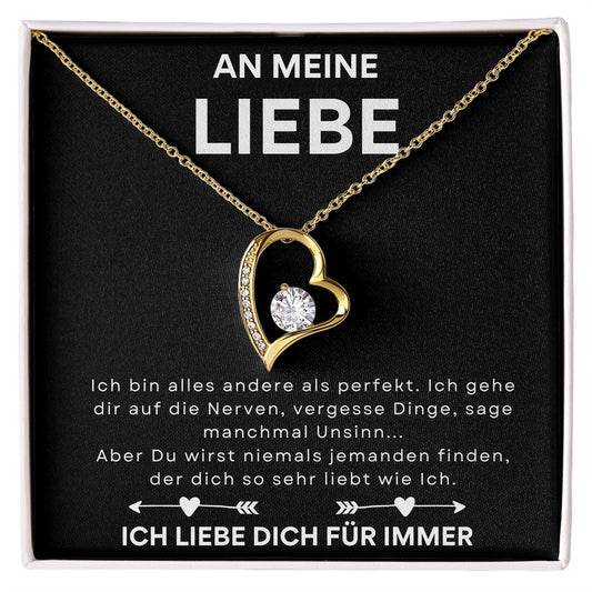 Ausführung Herz Halskette - An meinen Liebe