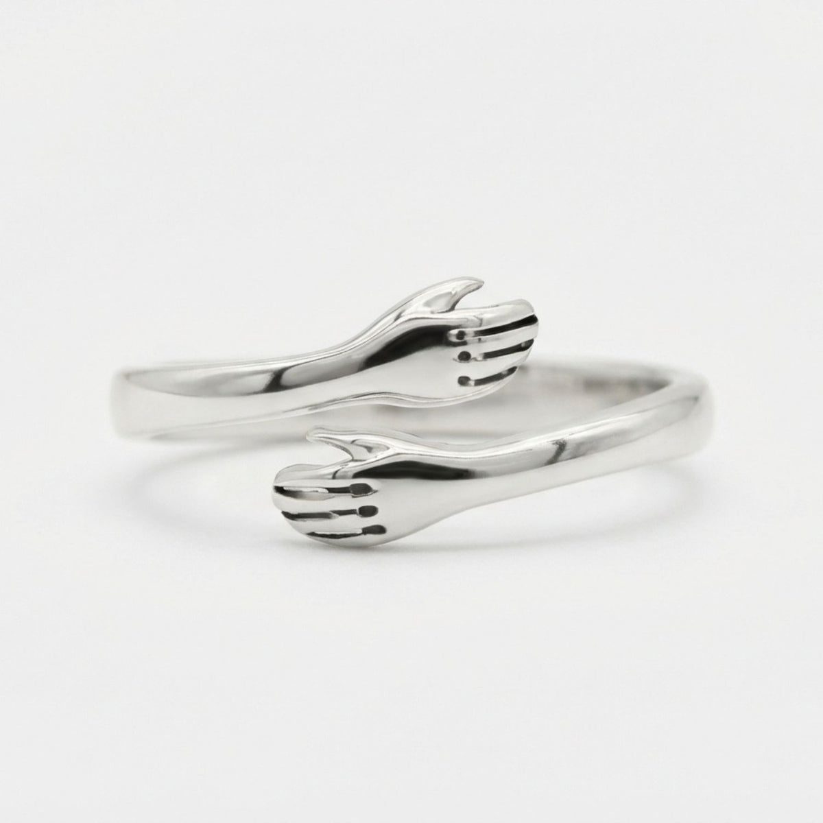 Knuffelring met persoonlijke gravure, goud of zilver – foto 3