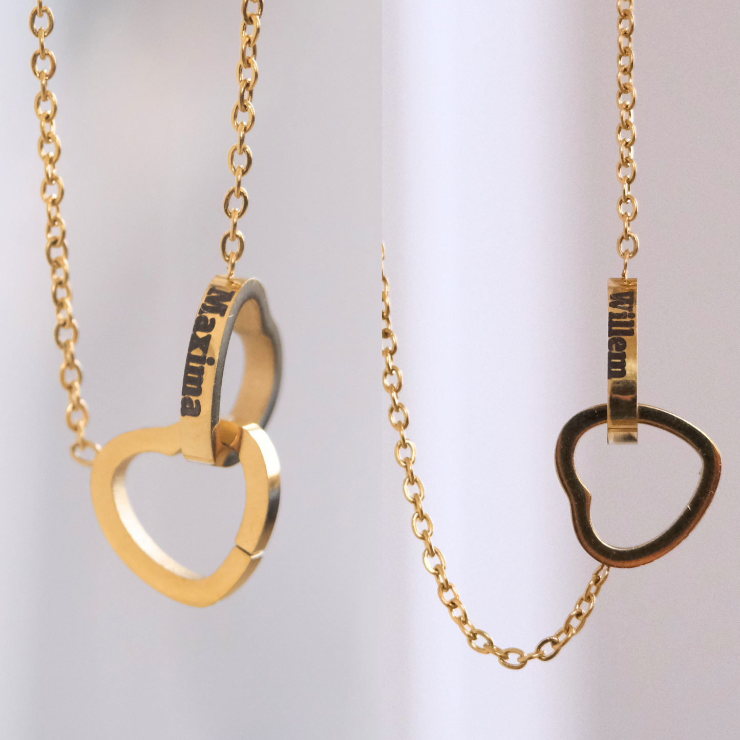 Ewige Rosenbox – Personalisierte Halskette & Echte Rose - L21-MINI-ROSE