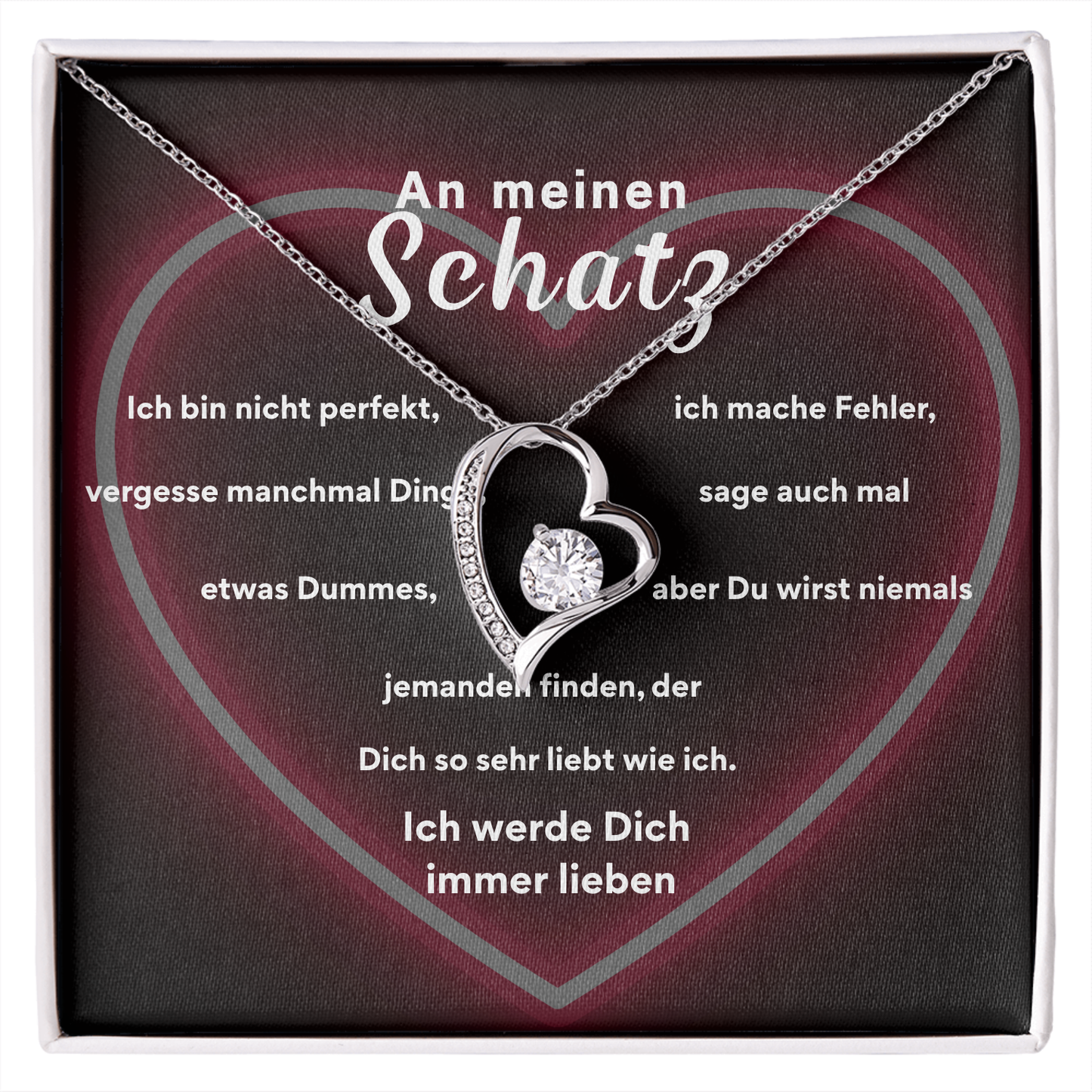 L2-T12-Hart ketting - An meinen Schatz