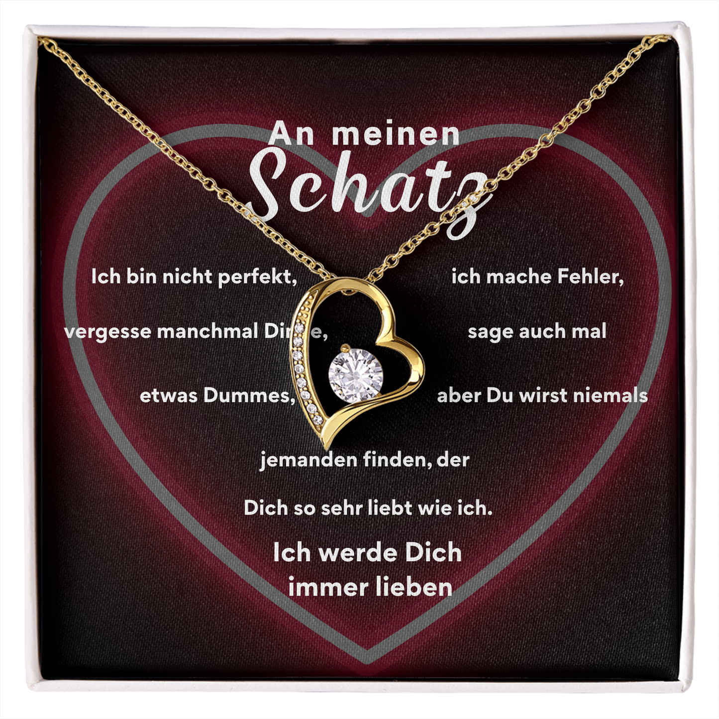 L2-T12-Hart ketting - An meinen Schatz
