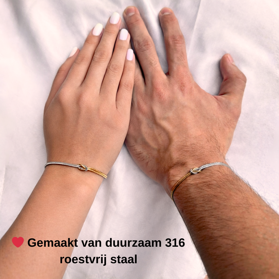 Liebesknoten Armband – An meinen Schatz