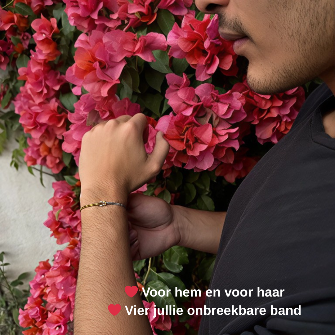 Liebesknoten Armband – An meinen Schatz