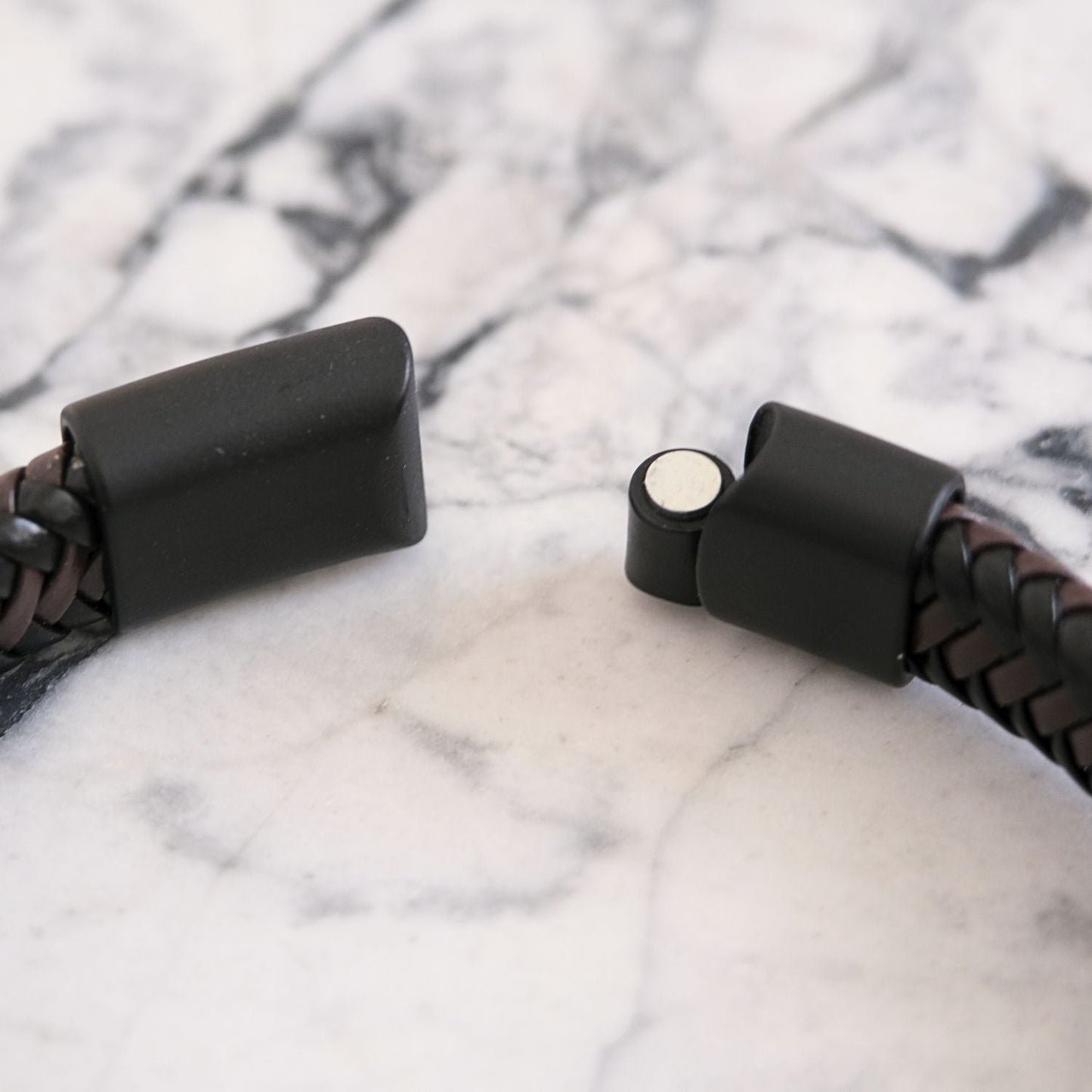 Für meinen Mann - Braunes Geflochtenes Armband  - B25-T55