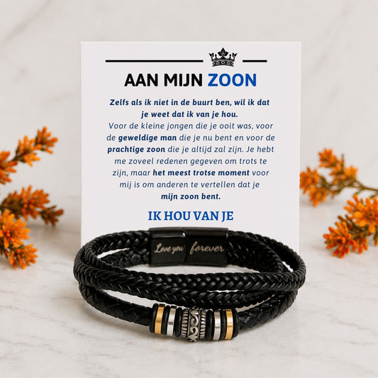 Für meinen Sohn – Herrenarmband „Der stolzeste Moment“
