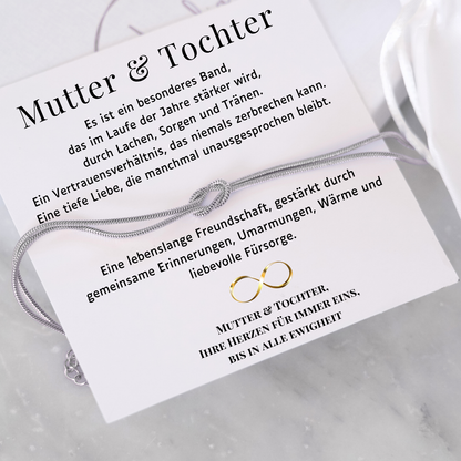 Mutter & Tochter - Liebesknoten Armband- B11-T177