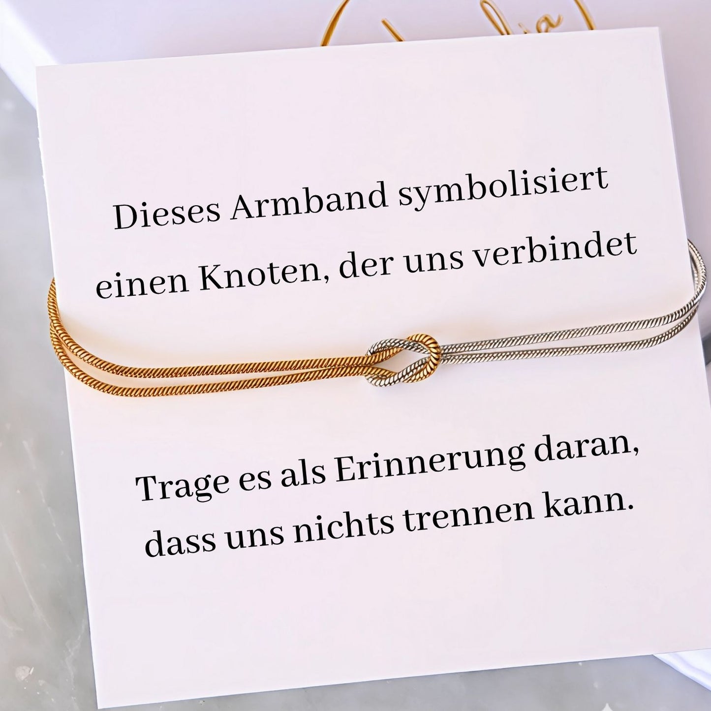 Liebesknoten-Armband - B11-T98