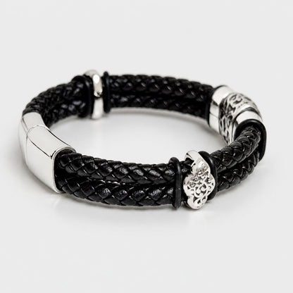 Für meinen Mann – Armband aus veganem Leder