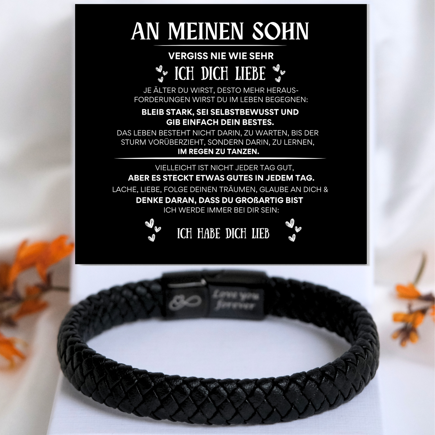 An meinen Sohn - B18-T61-BLACK