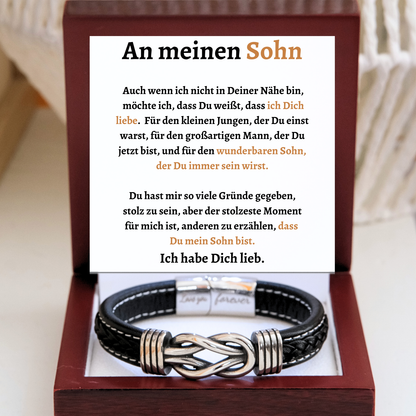 Für meinen Sohn - Infinity-Armband - B2-T53