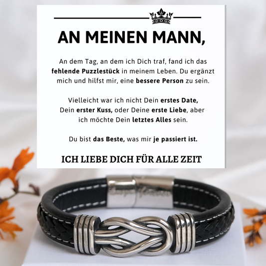 Für meinen Mann – Infinity-Armband - B2-T55