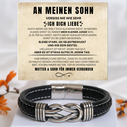 Geschenk für Sohn-Infinity-Armband - B2-T61-BEIGE