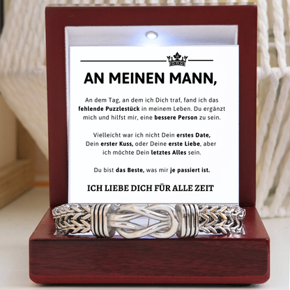 Für meinen Mann – Deluxe Infinity-Armband - B4-T55