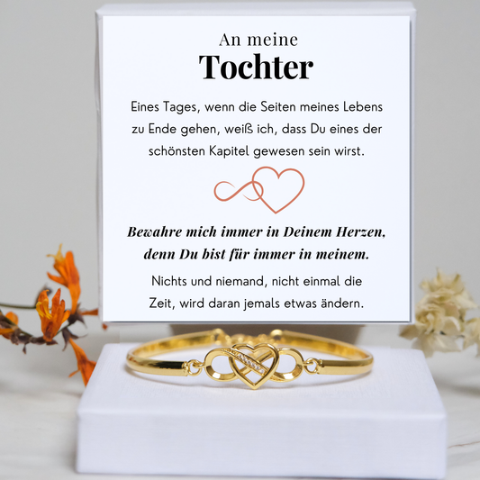 An meine Tochter-Armband Infinity- B5-T178