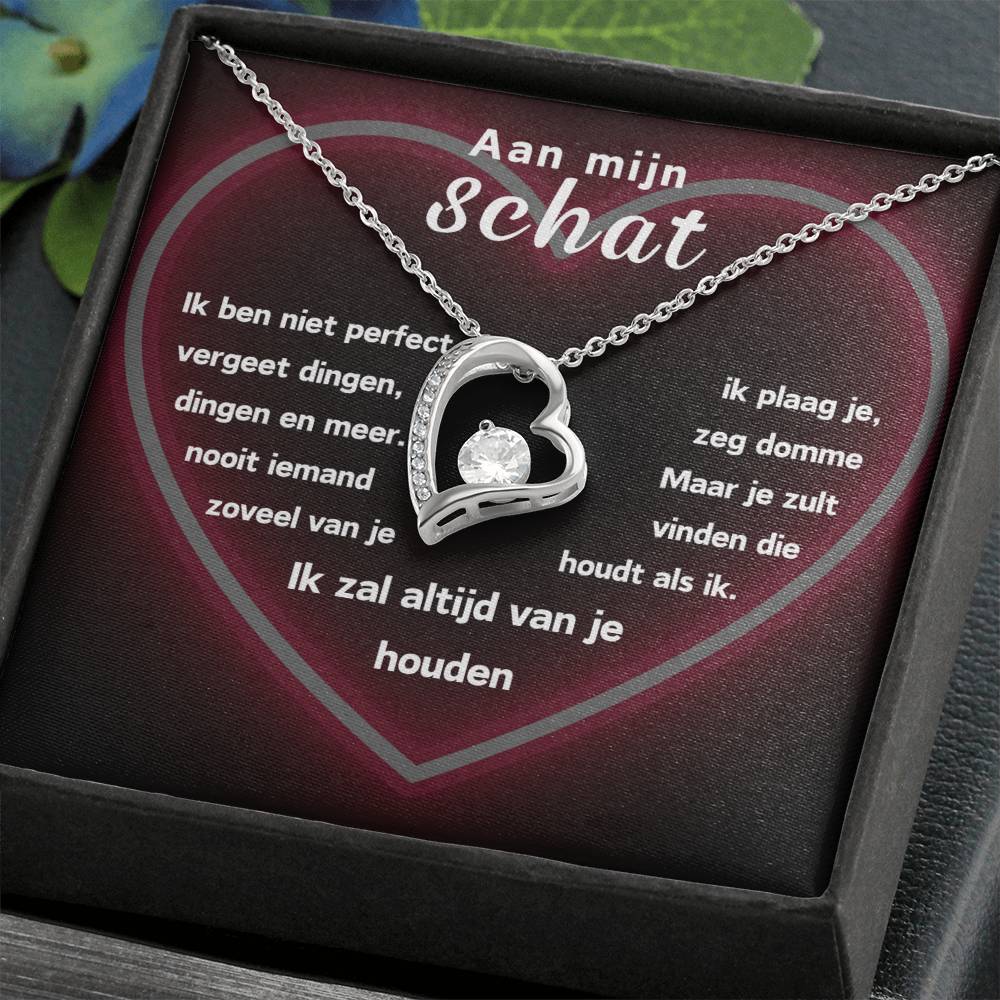 Hart ketting Aan mijn Schat, Voor Altijd – foto 3 [NL]