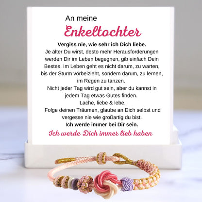 Liebesknopf-Armband-an-meine-Enkeltochter- B13-T99