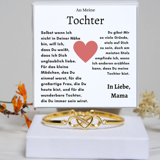 An meine Tochter  - Armband Infinity- B5-T2