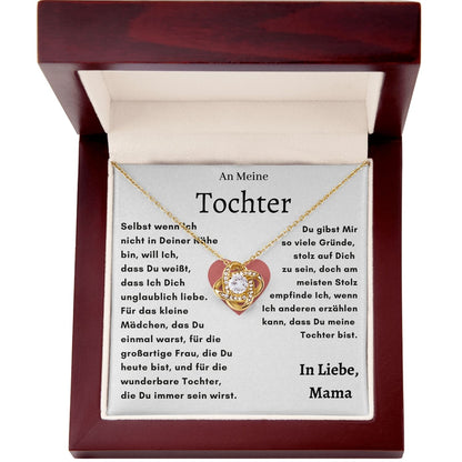 Knoten Halskette - An meine Tochter-L1-T2