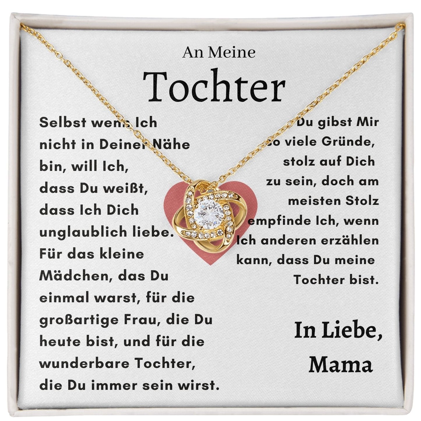 Knoten Halskette - An meine Tochter-L1-T2