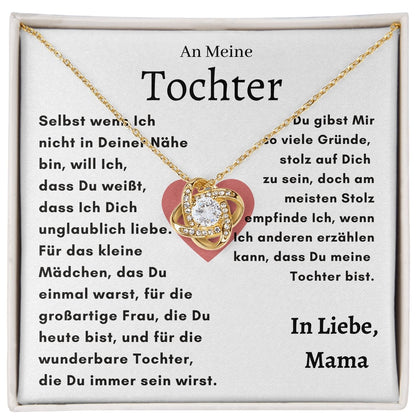 Knoten Halskette - An meine Tochter-L1-T2