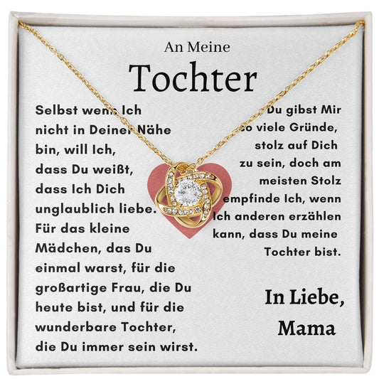 Knoten Halskette - An meine Tochter-L1-T2