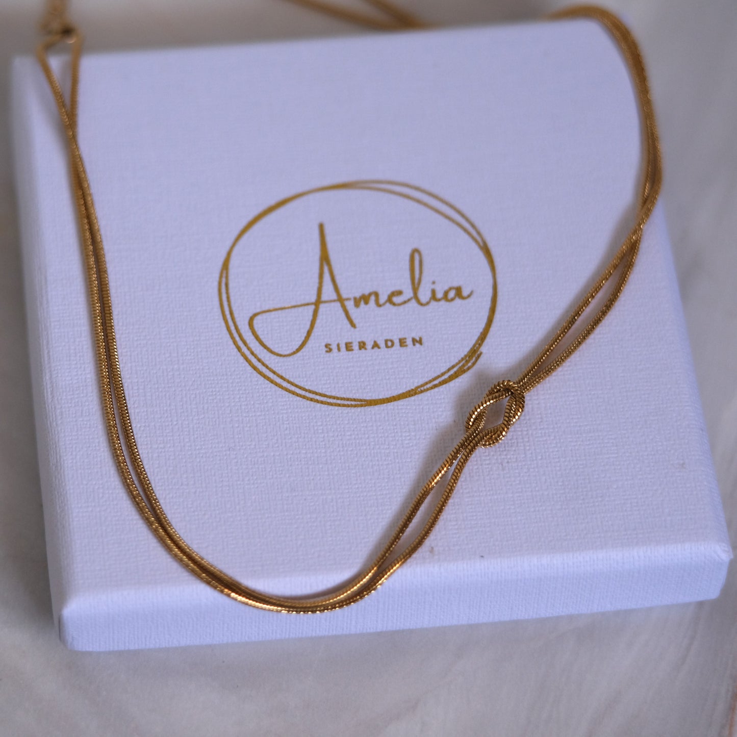 Herzknopf-Halskette-L19